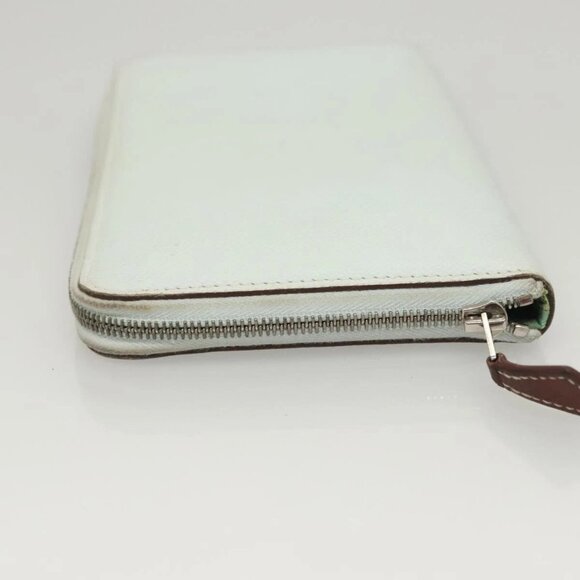 HERMES Steeple Azap Long Long Wallet Epsom Light Blue Auth 117188 - Picture 4 of 16